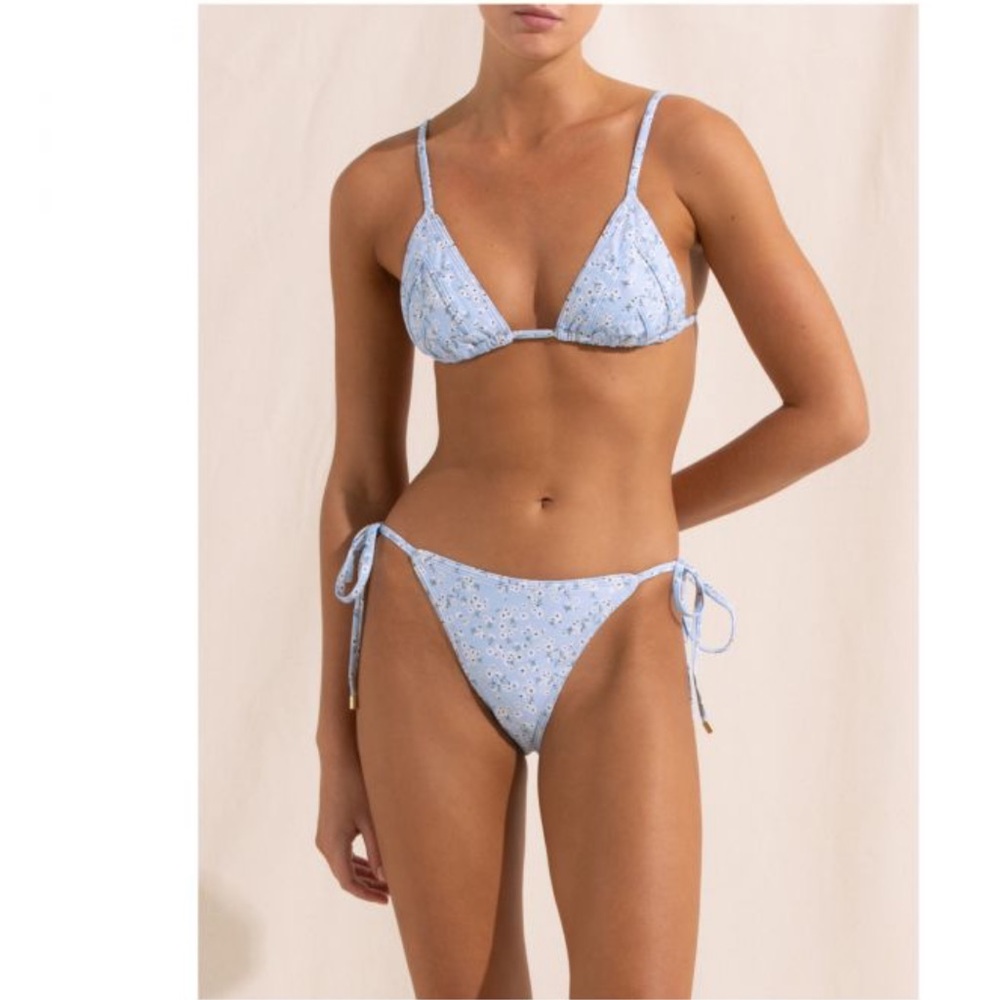 NWT Peony bikini set (top - L, bottom-xs)